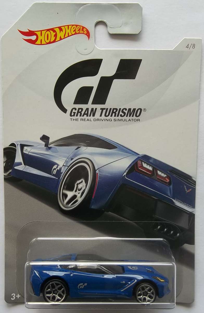 HOT WHEELS Gran Tursimo SERIES  2014 Corvette Stingray HOTWHEELS similar Scale to Matchbox