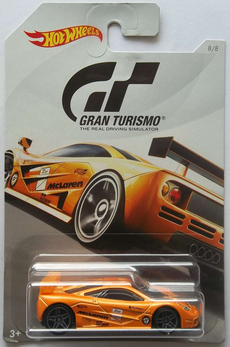 HOT WHEELS Gran Turismo SERIES McLaren F1 GTR HOTWHEELS similar Scale to Matchbox