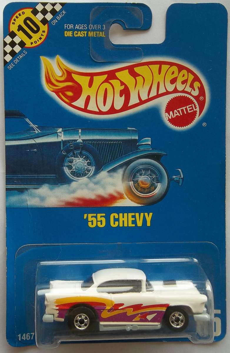 1990 Hot Wheels '55 Chevy Like Matchbox 1:64 HOTWHEELS VINTAGE SEALED MODEL