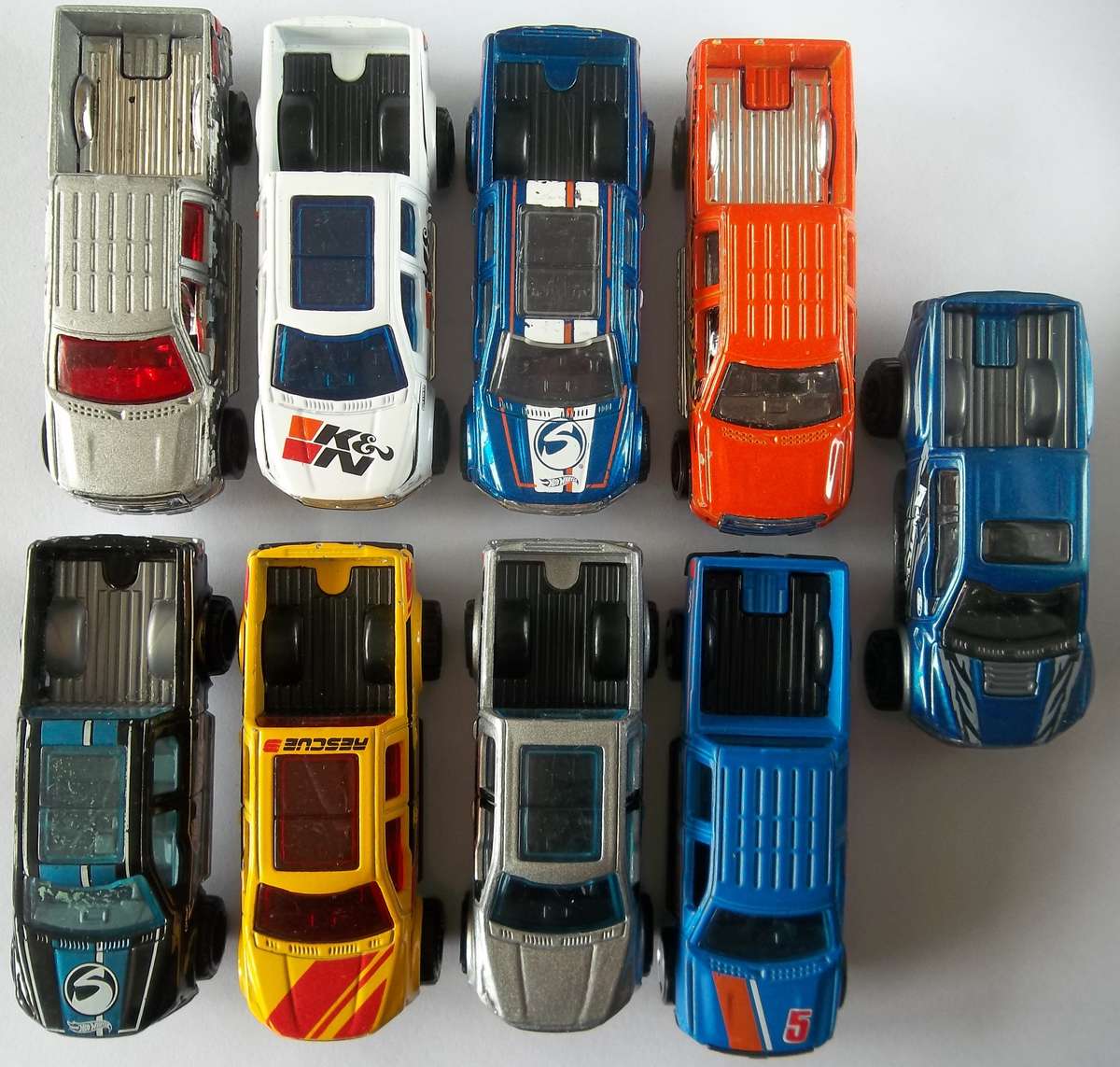 Hot Wheels Collection of (9) FORD F-150 Bakkies (1 Raptor) HOTWHEELS Matchbox scale Model Car Cars