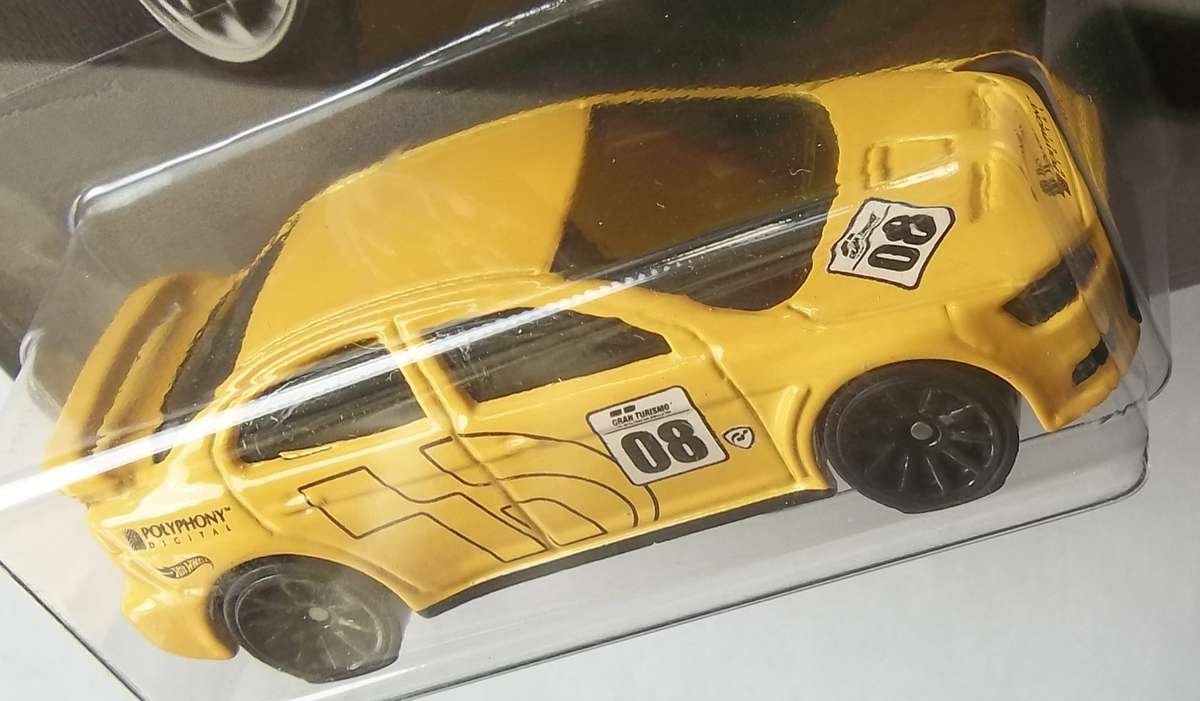 HOT WHEELS Gran Turismo SERIES 2008 Mitsubishi Lancer Evolution HOTWHEELS similar Scale to Matchbox