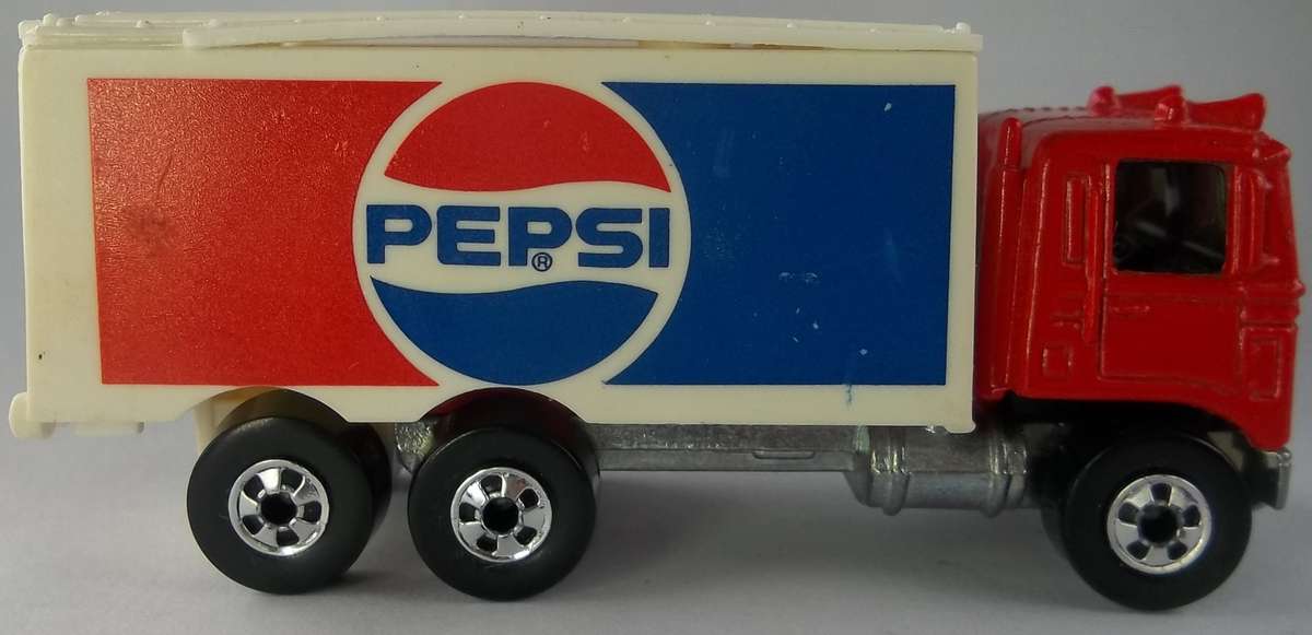 Hot Wheels Pepsi Truck  Made in 1979 HOTWHEELS VINTAGE MODEL Similar scale to Matchbox