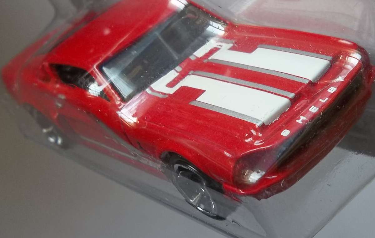 Hot Wheels HW SHOWROOM 1968 Ford Mustang Shelby GT 500 Sealed on card Matchbox Scale HOTWHEELS