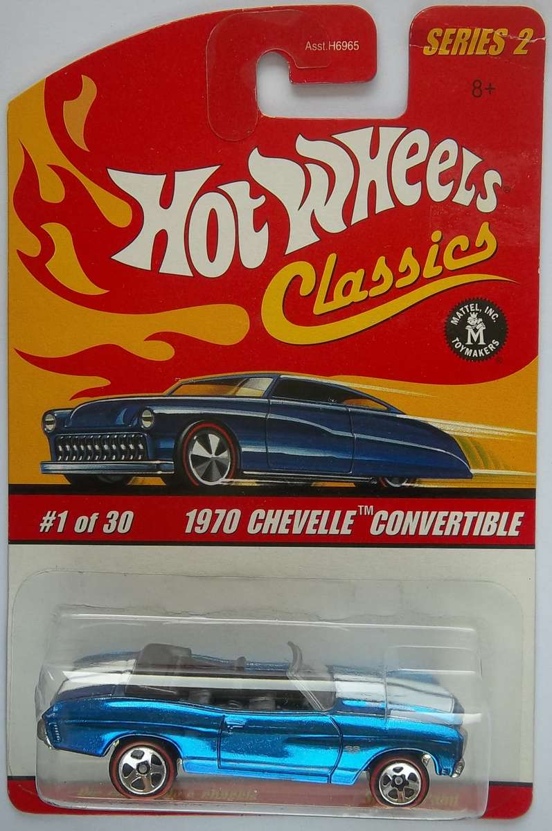 Hot Wheels Classics Series 2 1970 Chevelle Convertible Like Matchbox Scale Made in 2005 HOTWHEELS