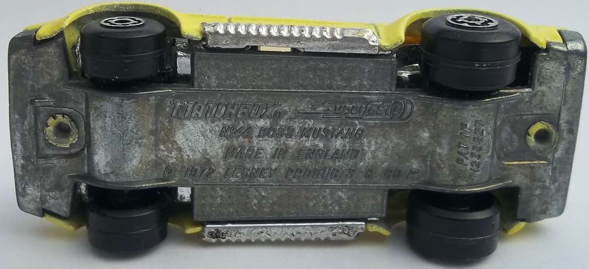 MATCHBOX Lesney Superfast #44 Ford Boss Mustang Produced in 1973 Made in England Vintage Muscle Car