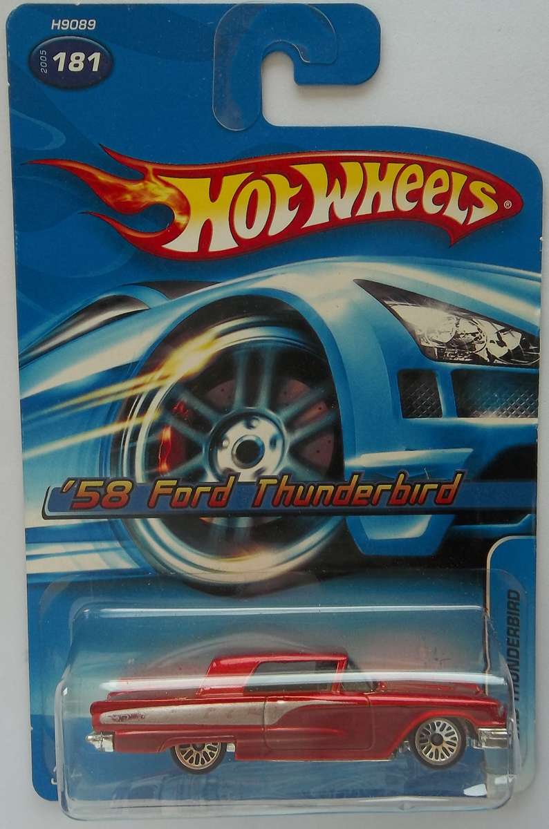 Hot Wheels 1958 Ford Thunderbird 2005 HOTWHEELS Matchbox Boxed Model Car