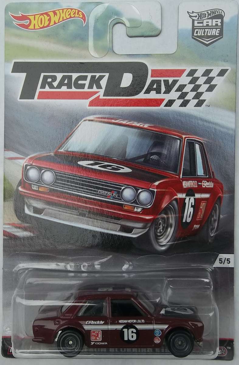 HOT WHEELS Car Culture Track Day Real Riders Datsun Bluebird 210 HOTWHEELS Similar to Matchbox