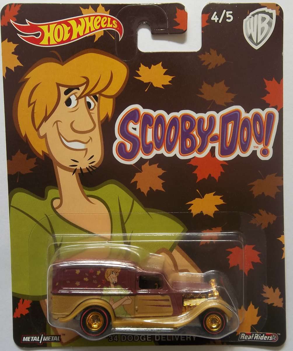 Hot Wheels REAL RIDERS Scooby Doo '34 Dodge Delivery Like Matchbox Scale HOTWHEELS 2017