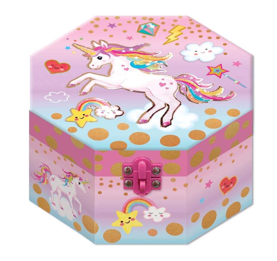 MUSICAL JEWELRY BOX - UNICORN