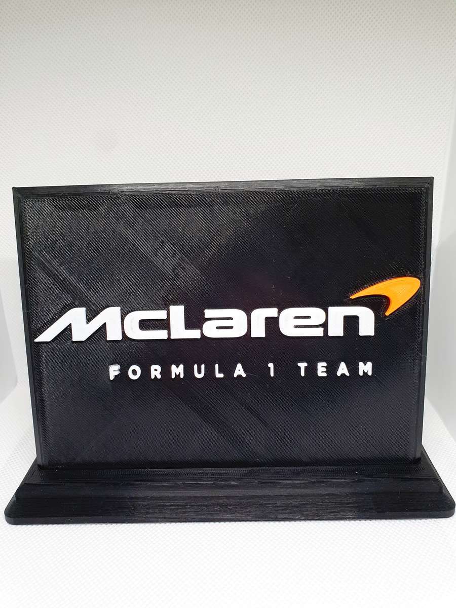 *Last One* McLaren F1 Logo 3D Printed
