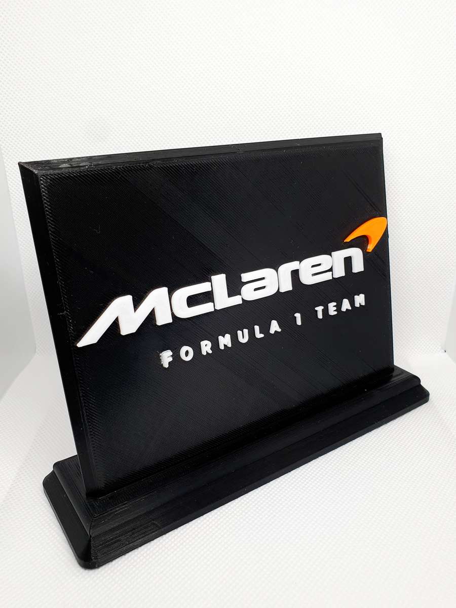 *Last One* McLaren F1 Logo 3D Printed