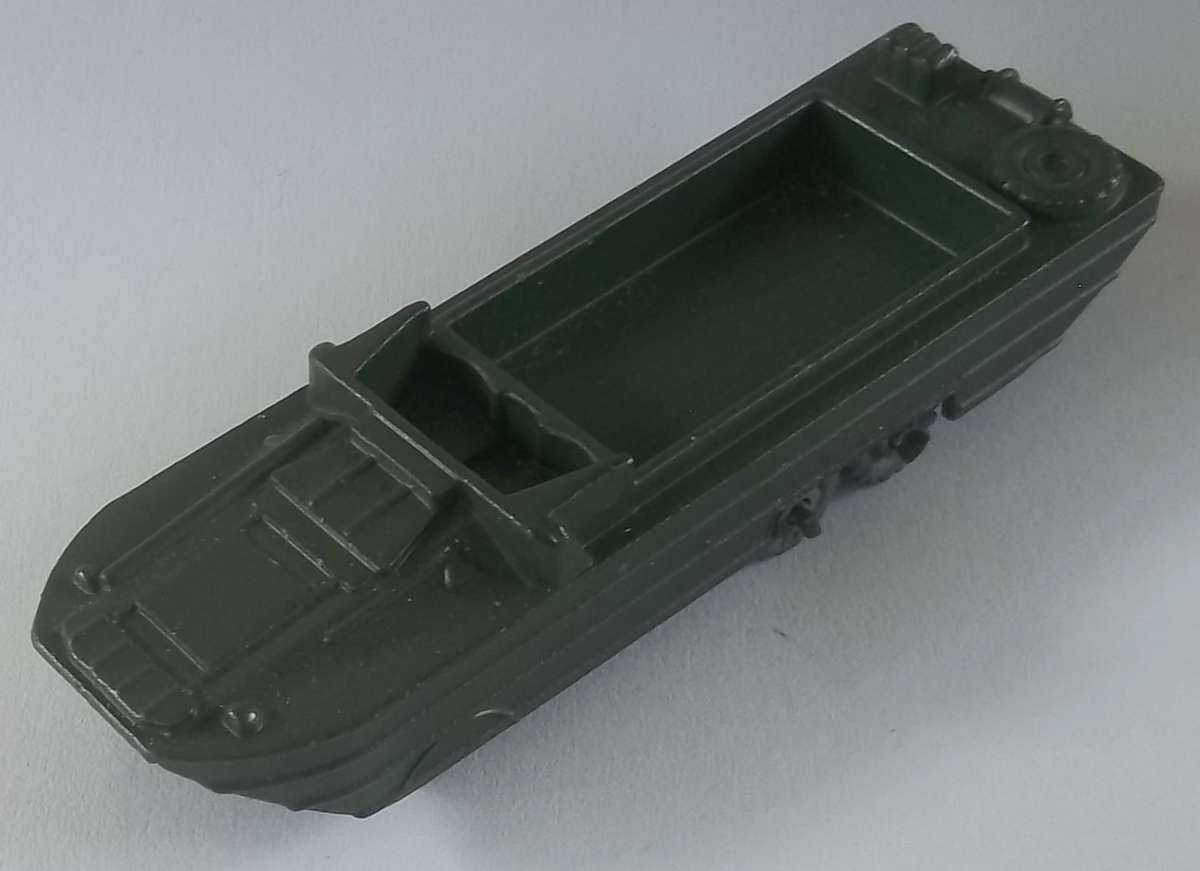 MATCHBOX Lesney 1-75 SERIES REGULAR WHEELS MOKO #55 DUKW Amphibian Military England Vintage