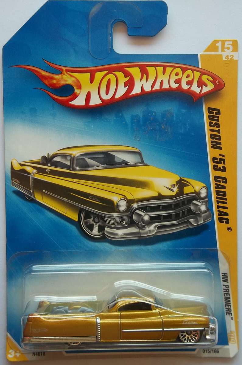 Hot Wheels (Premiere) Custom '53 Cadillac  HOTWHEELS Like Matchbox Boxed