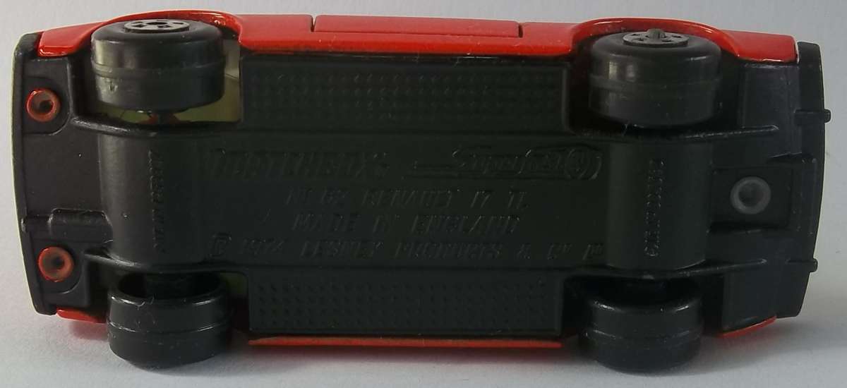 MATCHBOX Lesney Superfast #62 Renault 17TL BOXED Made in England 1974 England Model car BOXED