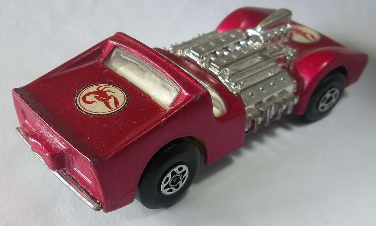 MATCHBOX Lesney Superfast #19 Road Dragster - RARE SCORPION DECALS - Made in England 1970