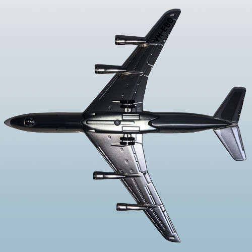 1:400 Scale, Qantas, Boeing 707-320, Diecast Display Model Aircraft.
