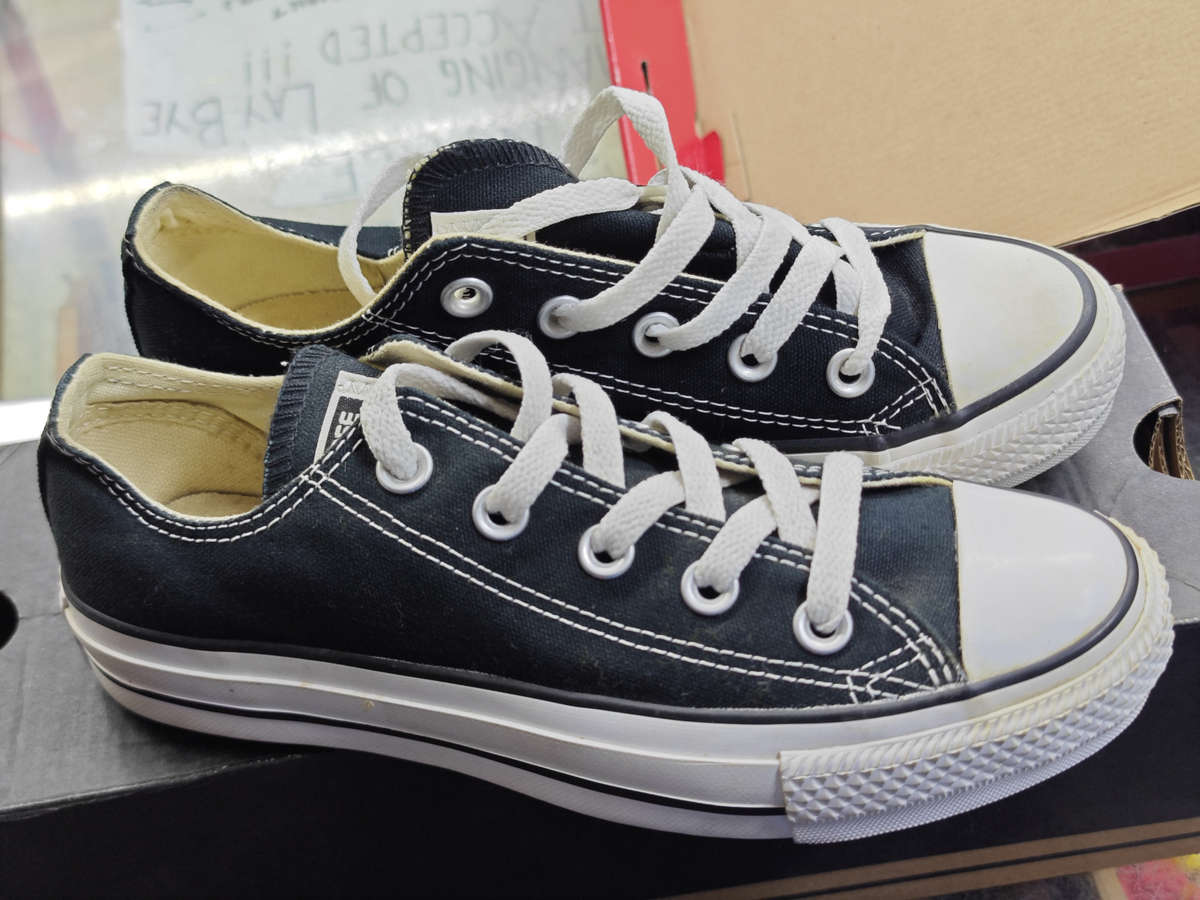 Converse All Star Black Junior Sneakers