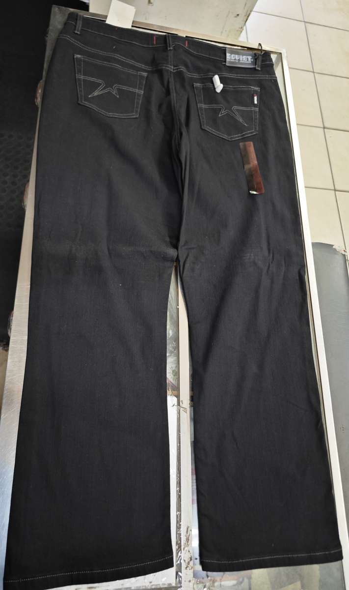 SOVIET BLACK DENIM JEANS SIZE 40