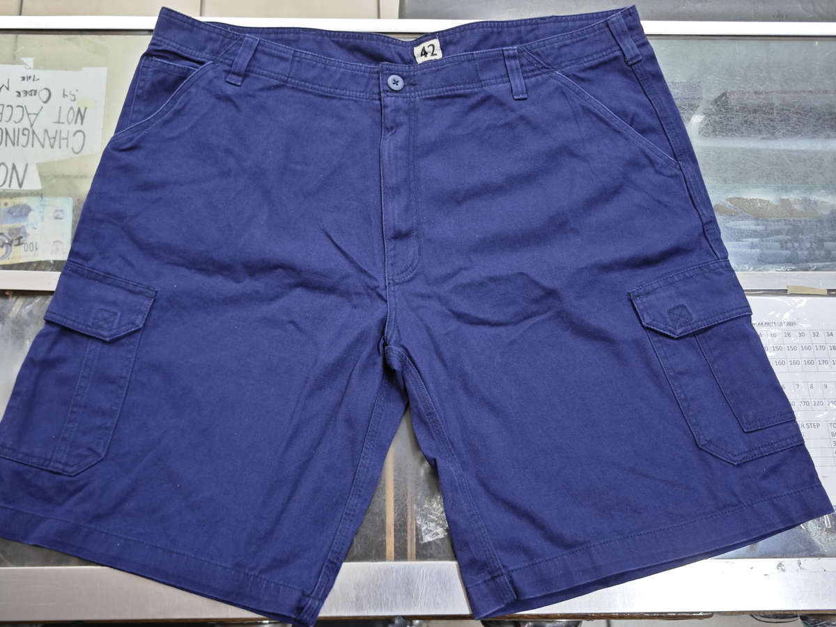 Jonsson Navy Cotton Shorts