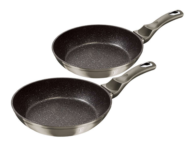Berlinger Haus 2 Pieces Metallic Line Marble Coating Fry Pan Set (DISPLAY MODEL)