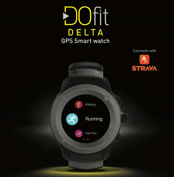 Dofit Delta GPS Sports Watch | IOS | Android | Strava | Local Stock