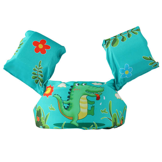 Olive Tree-Kids Arm Band Ring Life Jacket Safety Vest-Crocodile