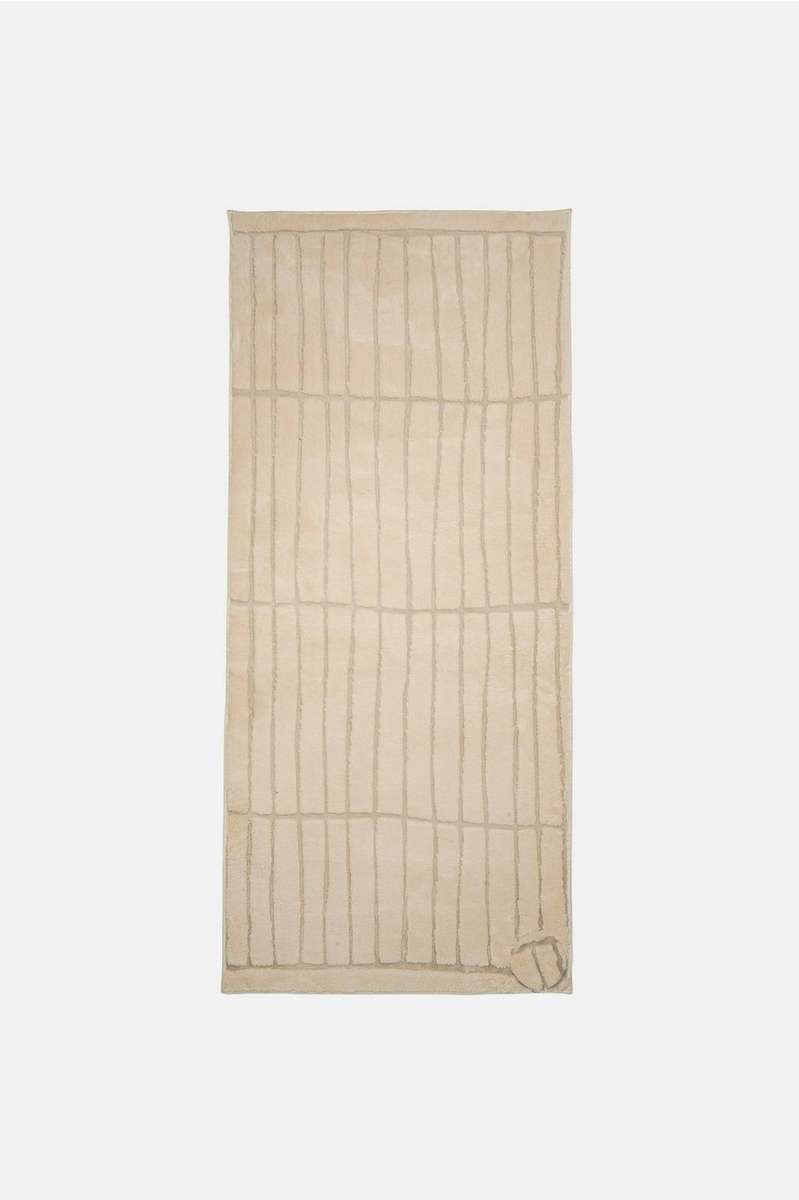 Carved 2-Tone Runner Rug 70 x 160cm