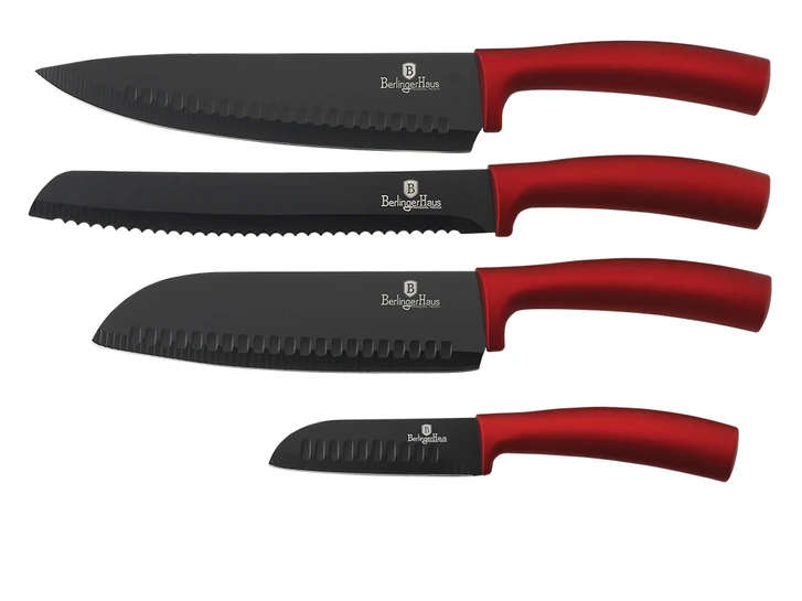 Berlinger Haus 4 Pieces Non-Stick Marble Coating Knife Set (READ THE DESCRIPTION)
