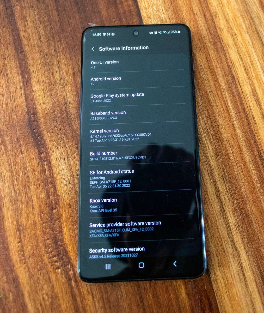 Samsung Galaxy A71 128GB Dual SIM Prism Crush Black