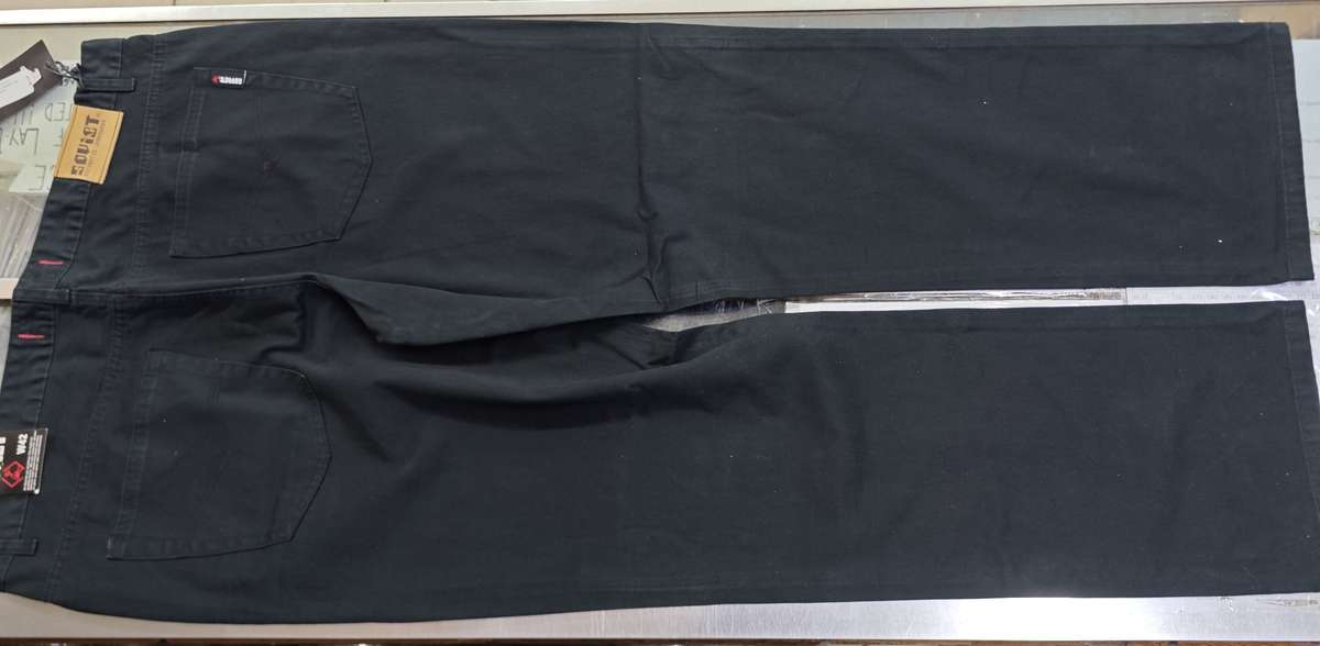 SOVIET BLACK COTTON JEANS (SIZE 42)