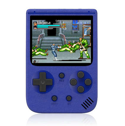 SUP II Inch LCD Screen Keys 8-Bit Built-in 500 Classical Games 1020mAh Rechargeable