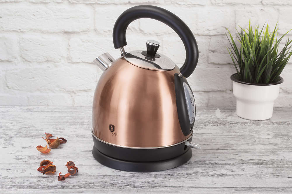 Berlinger Haus 1.7L Stainless Steel Electric Kettle - Rose Gold Metallic (SECOND HAND)