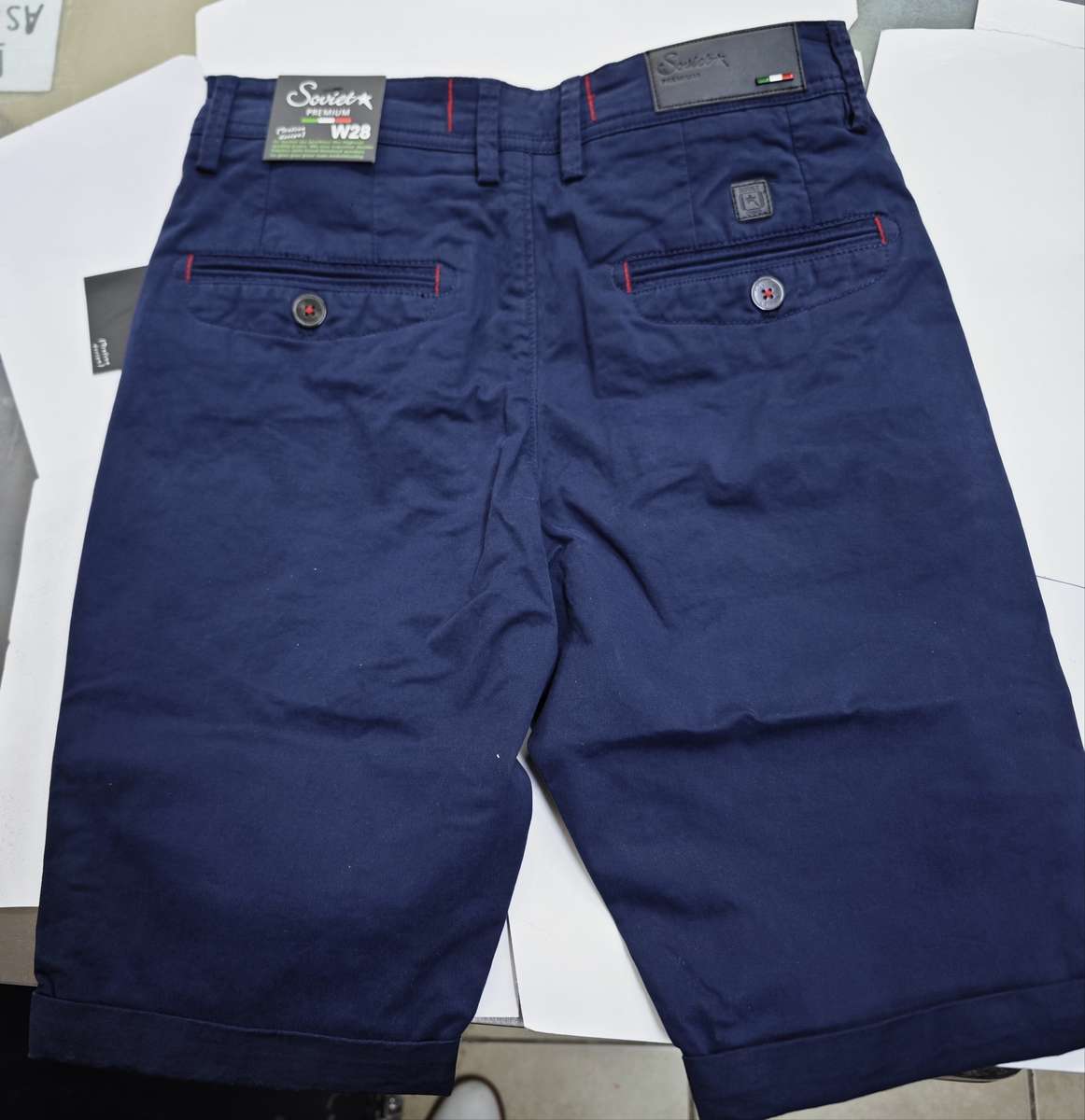 SOVIET M DONTE NAVY SHORTS