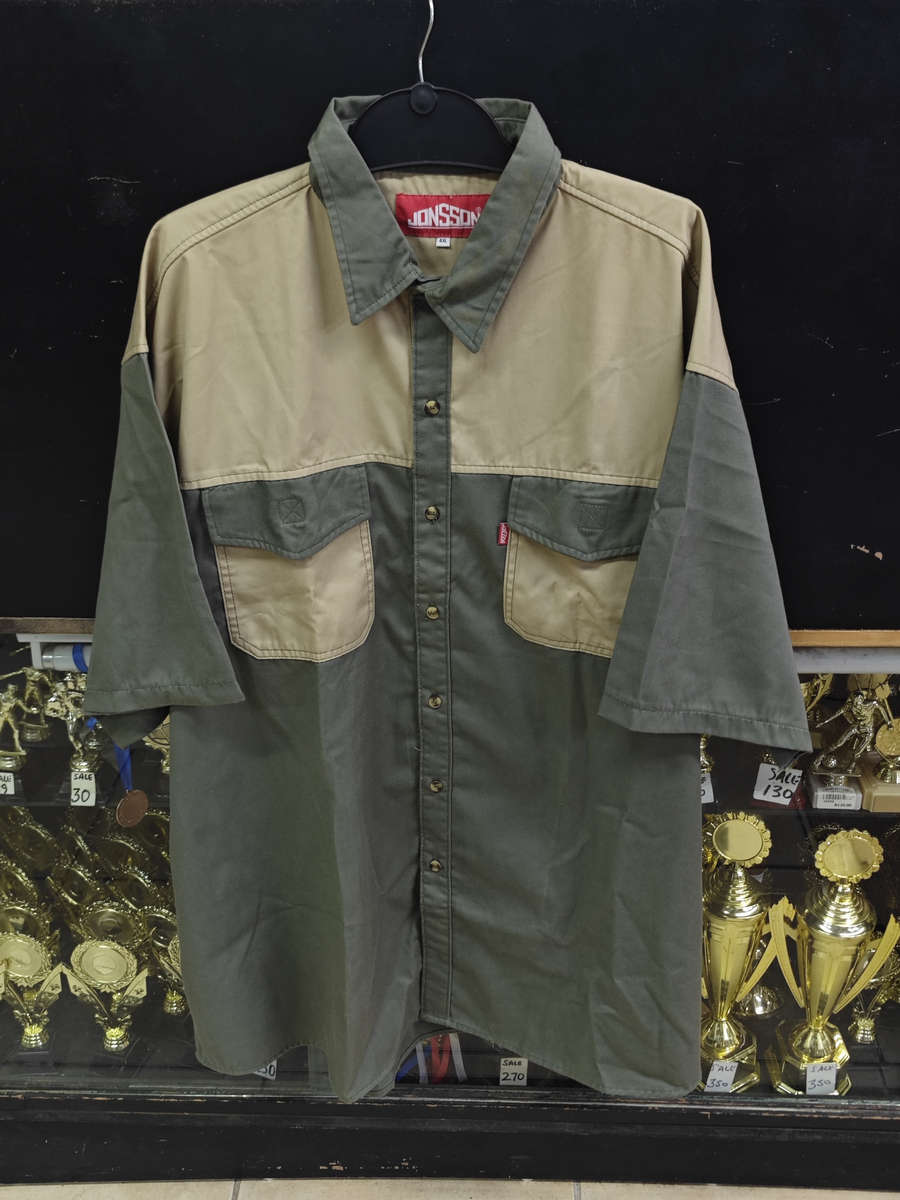 JONSSON OLIVE KHAKI 4XL WORKSHIRT