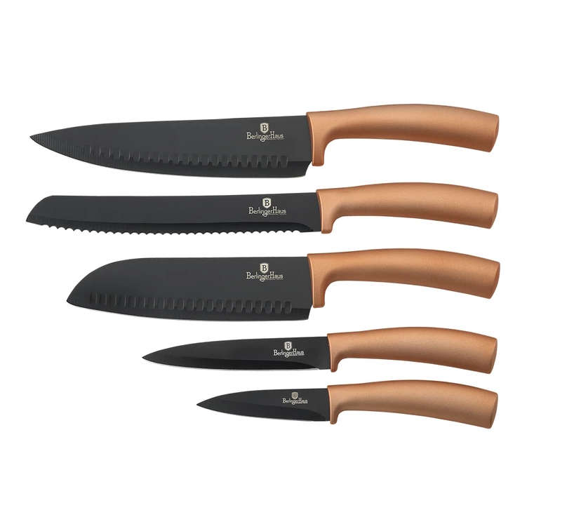 Berlinger Haus 5 Pieces Non-Stick Marble Coating Knife Set (DISPLAY MODEL)