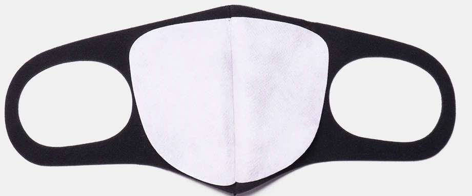 3 Ply (2+1) Reusable / Washable Face Mask Kit | 3X The Protection of a standard cloth/fabric mask