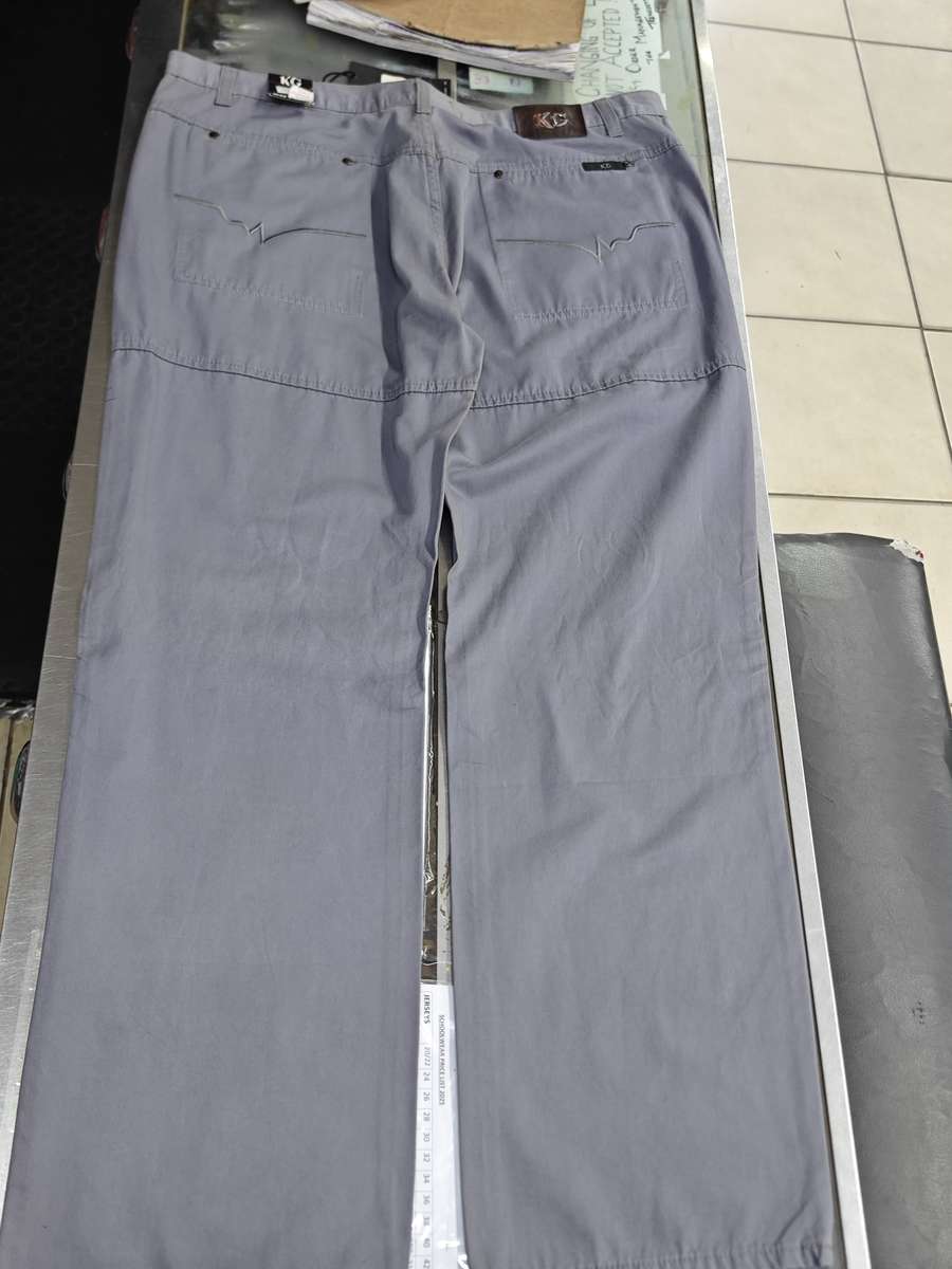 KG COTTON GREY TROUSER (SIZE 42)
