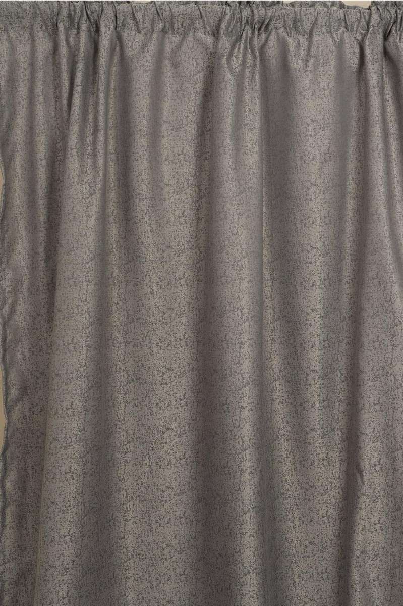 2 Pack Olivia Curtains 140 x 218cm Charcoal