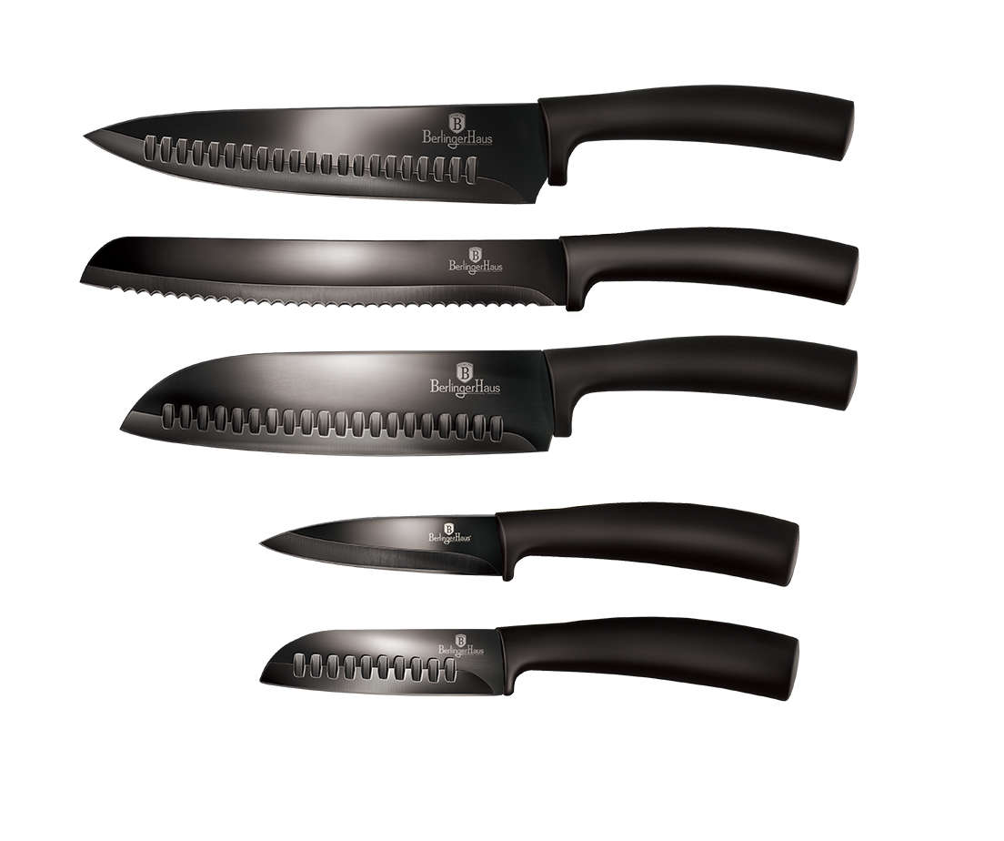 Berlinger Haus 5 Pieces Non-Stick Coating Knife Set (READ THE DESCRIPTION)