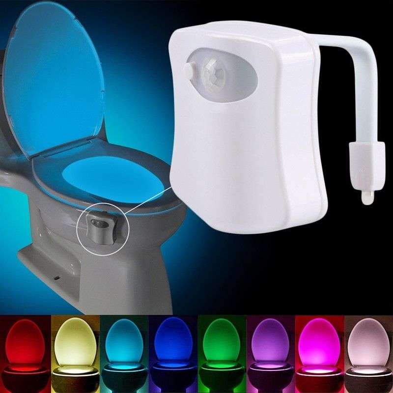 8 Colors Toilet Light