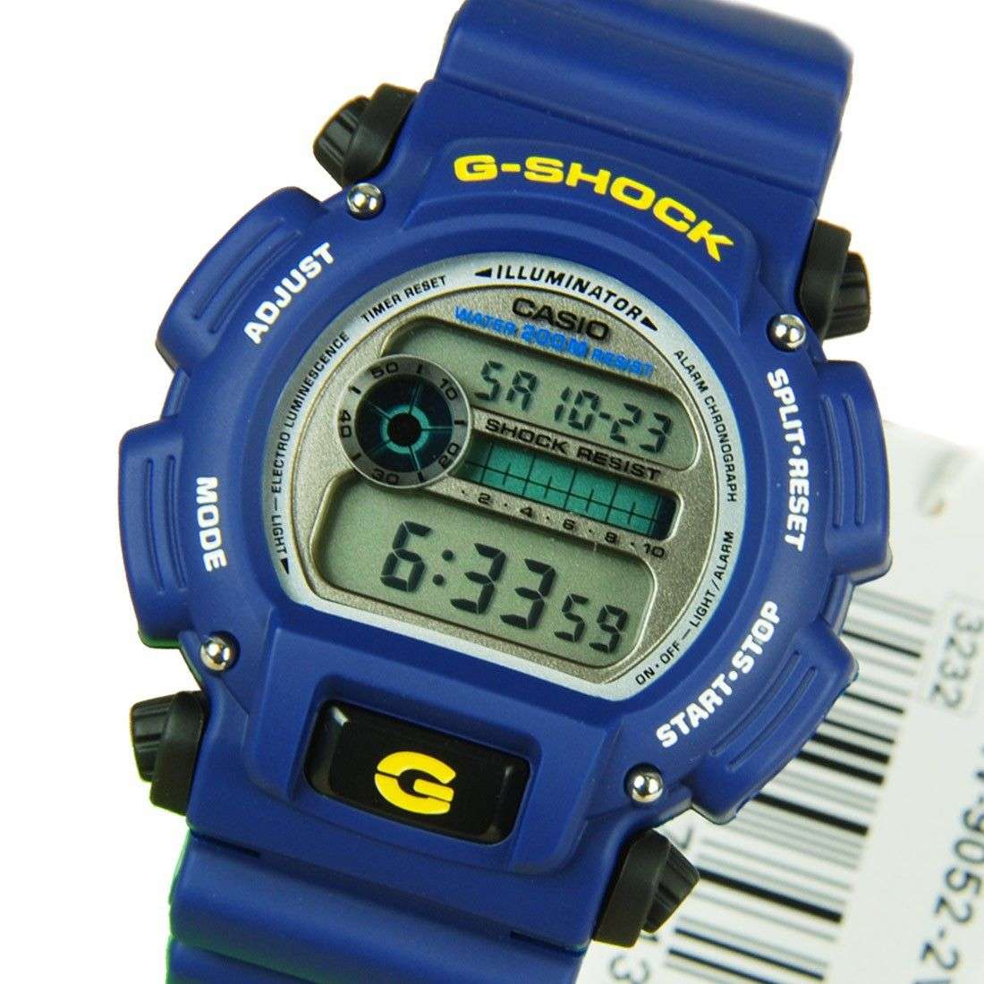 Casio Men`s G-Shock Quartz Watch with Rubber Strap, Blue, (Model DW-9052-2V)