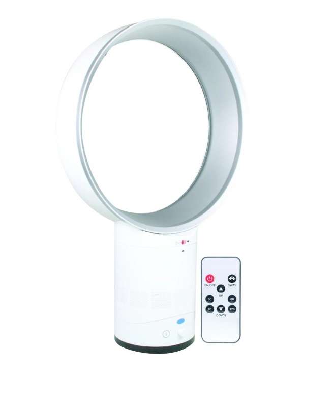 Bladeless, low noise, oscillating, air multiplier Round Table Fan (JS-KN02)