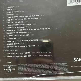 Vangelis: Odyssey - The Definitive Collection : CD