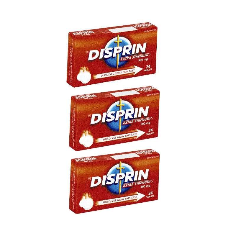 Disprin Extra Strength 3 Pack Bundle - 72's