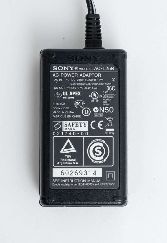 Genuine Sony AC-L25B AC Charger Power Supply Adapter for Video Cameras