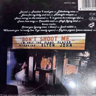 Elton John: Dont Shoot Me Im Only the Piano Player : CD