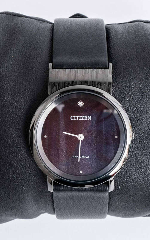 Citizen AMBILUNA Diamond and Titanium Eco-Drive Ladies Watch EG7095-13E *ONE OF 500*