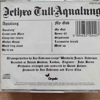Jethro Tull: Aqualung : CD
