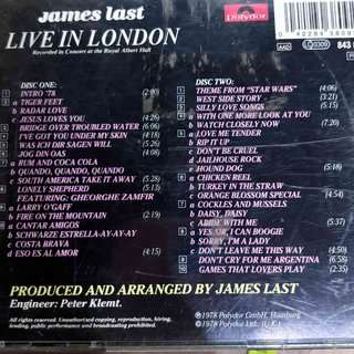 James Last: Live in London 2 CD Set : CD