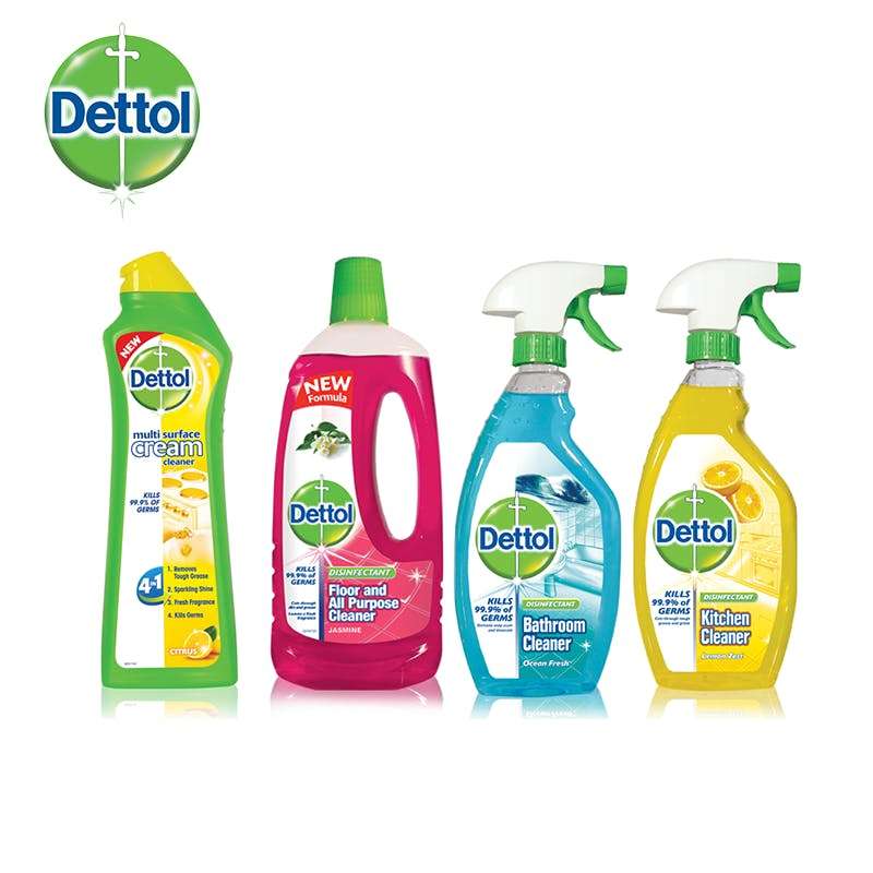Dettol 4 Piece Home Cleaning Bundle